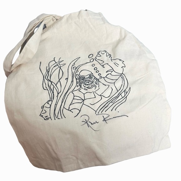 SIGNED Tote Bag of Creature from the Black Lagoon 1954 Sci Fi Horror Film Movie - Picture 1 of 10